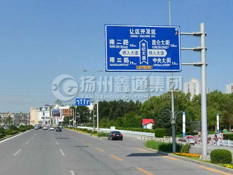 BZG-004，交通標(biāo)志桿，鍍鋅交通標(biāo)志桿