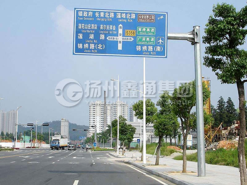 BZG-008，交通標志桿，八棱交通標志桿